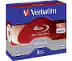 Verbatim BD-R Dual Layer - Blu-Ray Disc 50 GB, 6X Burning Speed, Jewel Case, 5-Pack