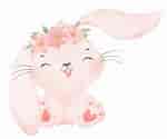 Image result for Super Cute baby Bunny princess. Size: 150 x 125. Source: www.vecteezy.com