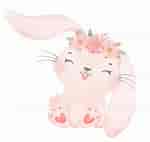 Image result for Super Cute baby Bunny princess. Size: 150 x 142. Source: www.vecteezy.com