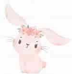 Image result for Super Cute baby Bunny princess. Size: 150 x 153. Source: www.vecteezy.com