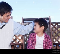 Image result for Patting Kid on head. Size: 203 x 185. Source: www.alamy.com