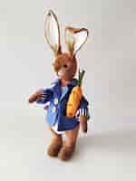 Image result for Peter Rabbit Teddy Bear. Size: 150 x 200. Source: www.etsy.com