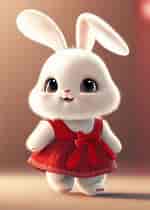 Image result for Super Cute baby Bunny princess. Size: 150 x 210. Source: displate.com