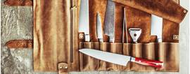 Organize your kitchen knives with stylish storage bags for chefs