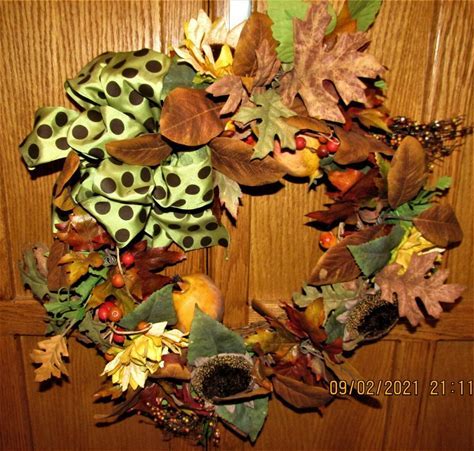 Grapevine and Fall Leaves Wreath