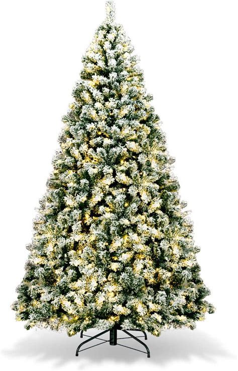 Goplus Snow Flocked Artificial Christmas Tree