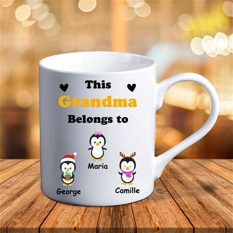 Penguin Family Ceramic Coffee Mug