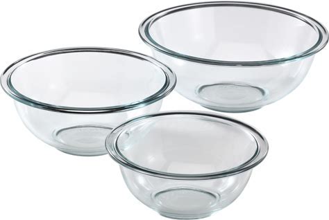 Pyrex Glass Mixing Bowl Set