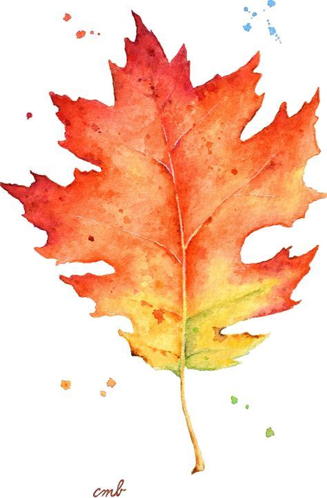Sincerely, Not Fall Leaves Watercolor Art Print