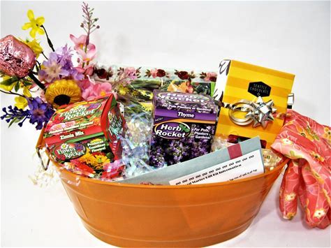 Blooming Flower Seed Gift Basket