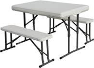 Stansport Heavy Duty Picnic Table and Bench Set