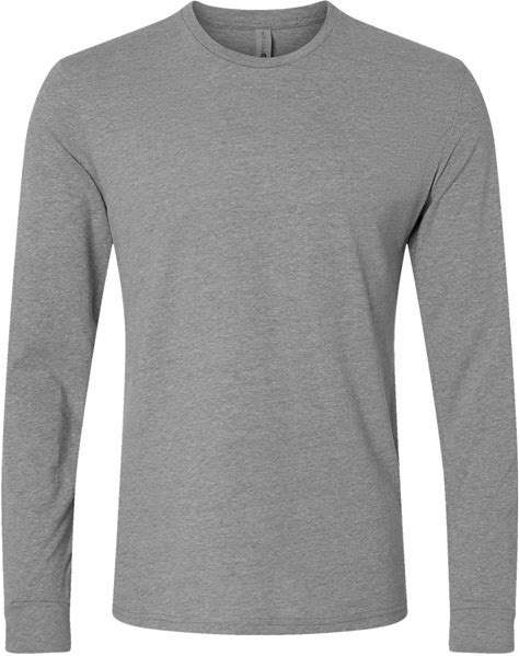 Next Level Apparel Men's CVC Long-Sleeve Crewneck T-Shirt
