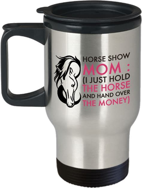 Horse Print Stainless Steel Travel Mug