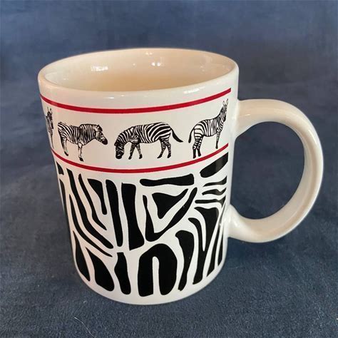 Zebra Stripe Ceramic Coffee Mug