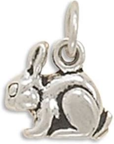 S925 Sterling Silver Rabbit Pendant Necklace