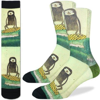 Good Luck Sock Men's Sloth Socks