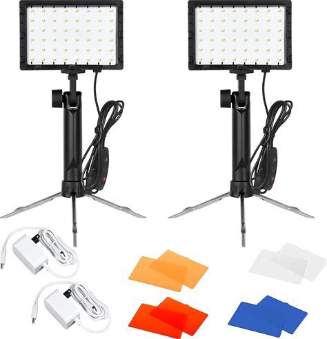 Emart 60 LED Continuous Portable Photography Lighting Kit