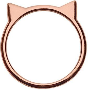 Silver Phantom Jewelry Cat Ear Ring