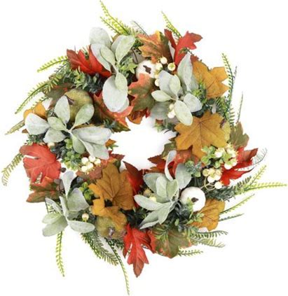 Maple Leaf and Berry Wreath