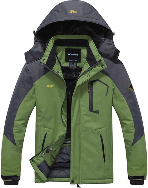Wantdo Men's Waterproof Mountain Jacket